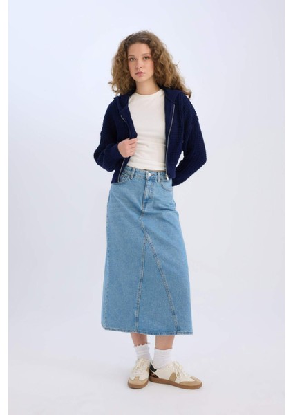 Long Fit Midi Jean Etek D7985AX25SP