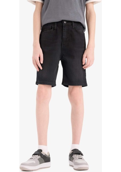 Erkek Çocuk Jean Şort D7898A825SP