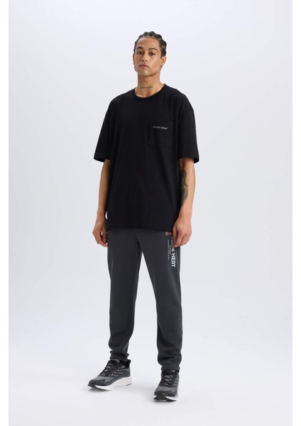 Fit NBA Miami Heat Oversize Geniş Kalıp Bisiklet Yaka Sırt Baskılı Kısa Kollu Tişört E0067AX25SP