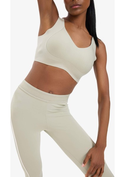 Fit V Yaka Ağır Kumaş Sporcu Bra C5296AX25SP