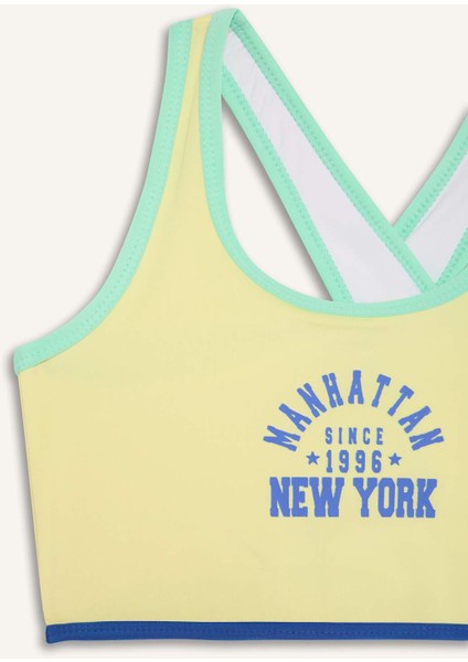 Kız Çocuk Baskılı Bikini Takımı E0011A825HS