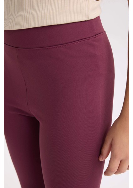 Kız Çocuk Basic Düz Tayt E0002A824WN