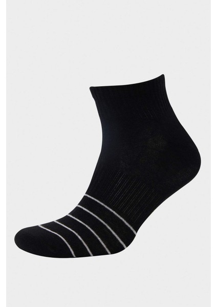 Erkek 5'li Pamuklu Patik Çorap D9970AXNS