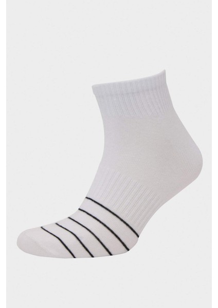 Erkek 5'li Pamuklu Patik Çorap D9970AXNS