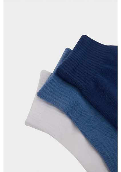 Erkek 5'li Pamuklu Patik Çorap D9970AXNS