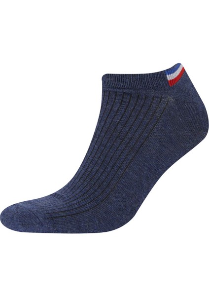 Erkek 3'lü Pamuklu Patik Çorap D9943AXNS