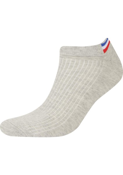 Erkek 3'lü Pamuklu Patik Çorap D9943AXNS