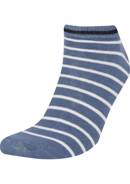 Erkek 5'li Pamuklu Patik Çorap D9971AXNS