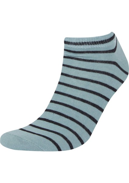 Erkek 5'li Pamuklu Patik Çorap D9971AXNS