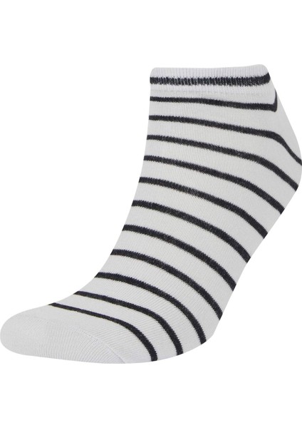 Erkek 5'li Pamuklu Patik Çorap D9971AXNS