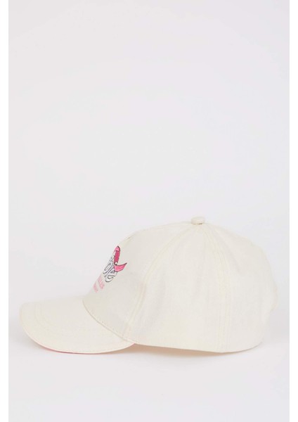 Kız Çocuk Barbie Nakışlı Pamuklu Cap Şapka E0410A825SM