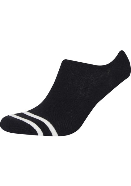 Erkek 3'lü Pamuklu Sneaker Çorap D9950AXNS