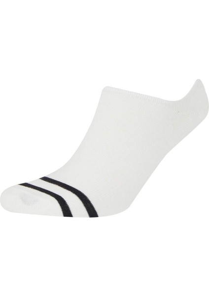Erkek 3'lü Pamuklu Sneaker Çorap D9950AXNS
