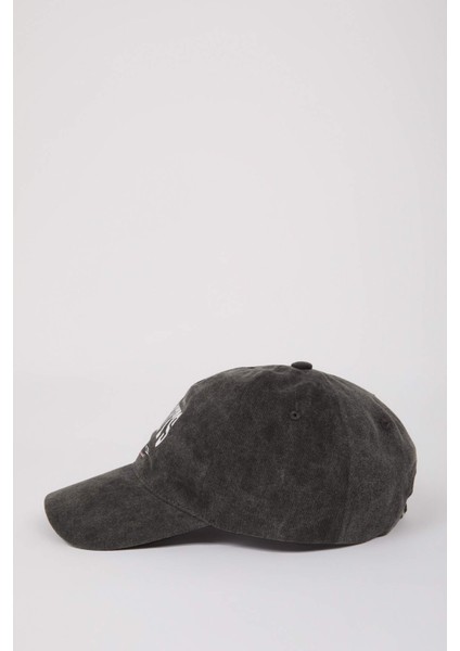 Kız Çocuk Snoopy Baskılı Pamuklu Cap Şapka E0409A825SM