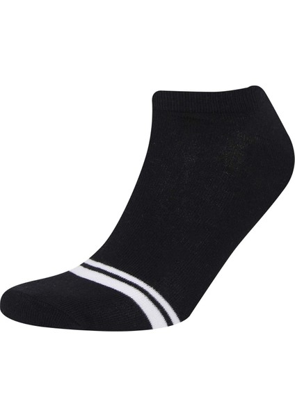 Erkek 5'li Pamuklu Patik Çorap D9973AXNS