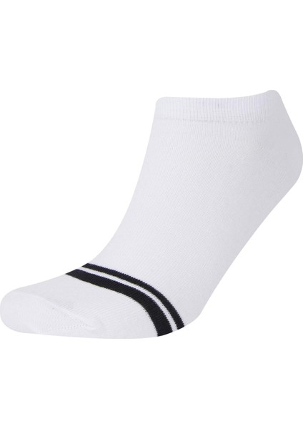 Erkek 5'li Pamuklu Patik Çorap D9973AXNS