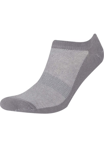 Erkek 3'lü Pamuklu Sneaker Çorap D9954AXNS