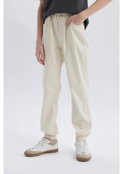 Erkek Çocuk Jogger Fit Standart Paça Gabardin Pantolon D7795A825SP