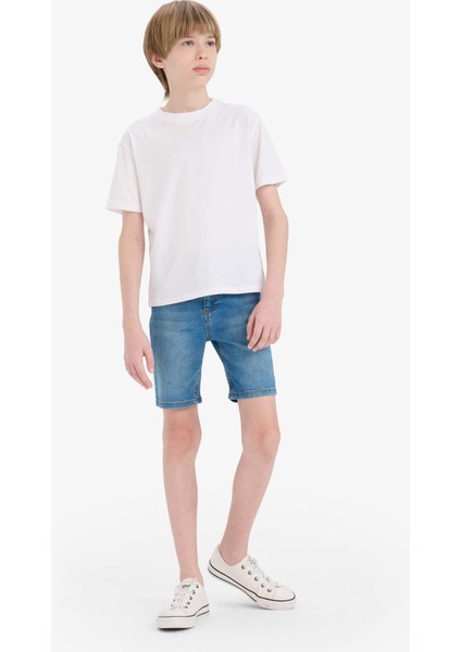 Erkek Çocuk Jean Şort D7899A825SM