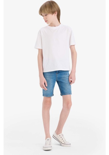 Erkek Çocuk Jean Şort D7899A825SM