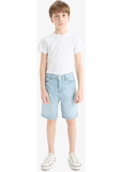 Erkek Çocuk Jean Şort D7899A825SM