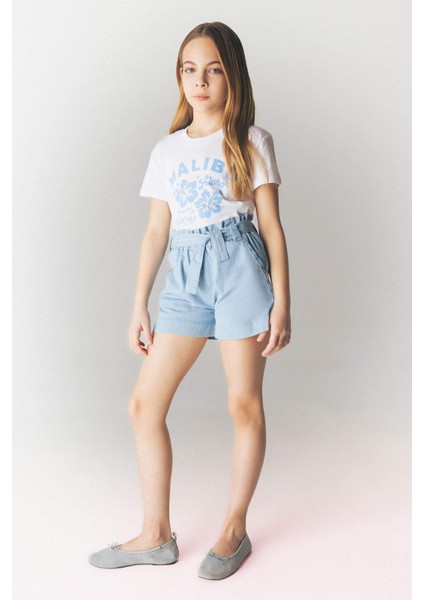 Kız Çocuk Jean Şort C9302A825SM