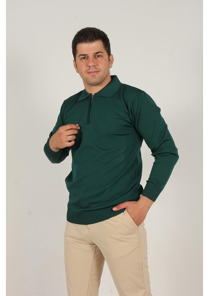 711 Polo Yaka Fermuarlı Kazak fiyatları