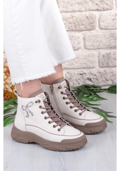 Alexis Rahat Esnek Lastik Bağçıklı Fermuarlı Kadın Bot