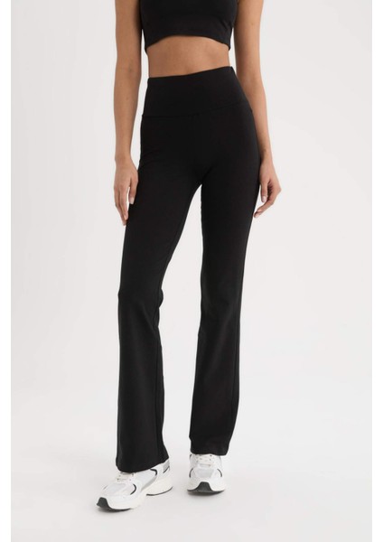 Fit Flare Fit İspanyol Paça Beli Saran Pamuklu Sporcu Eşofman Altı C5275AX25SP