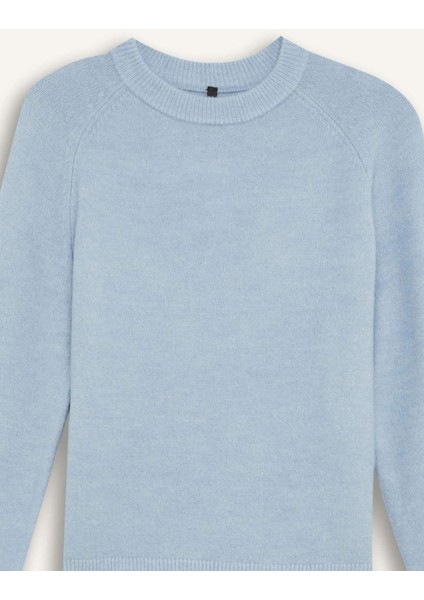 Regular Fit Bisiklet Yaka Basic Düz Soft Touch Yumuşak Triko Kazak D8678AX25SP