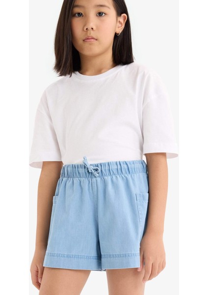 Kız Çocuk Jean Şort B6574A825SM