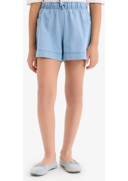 Kız Çocuk Jean Şort B6574A825SM