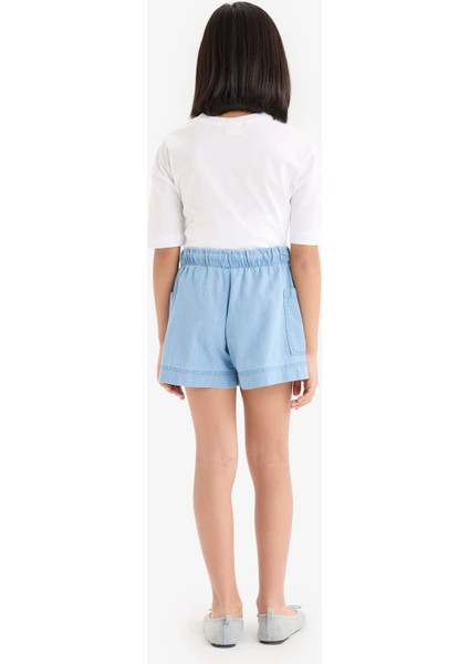 Kız Çocuk Jean Şort B6574A825SM