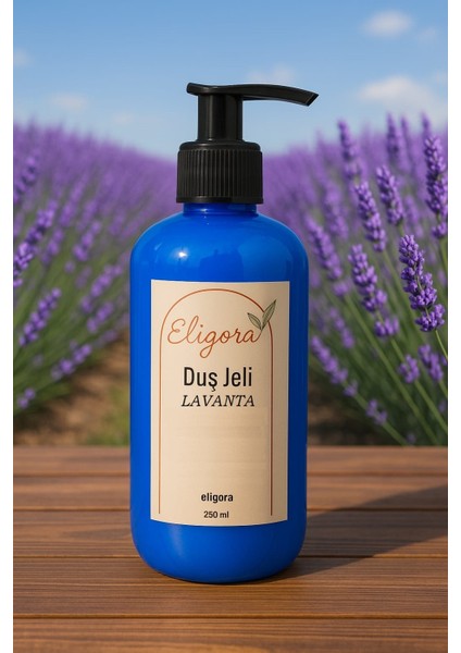 El Yapımı Lavantalı Duş Jeli