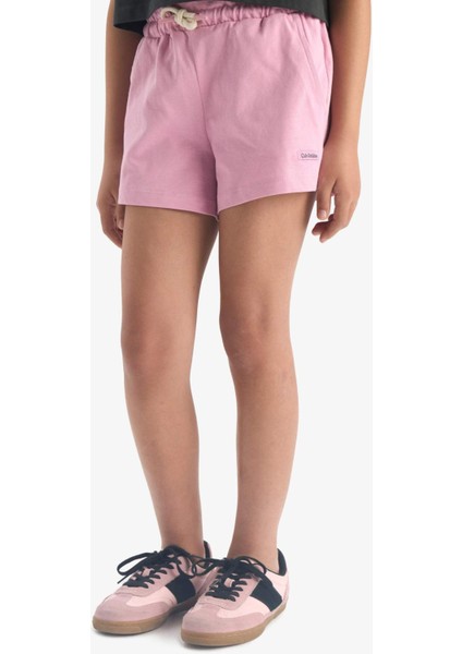 Kız Çocuk Beli Lastikli Baskılı Şort A2455A825HS