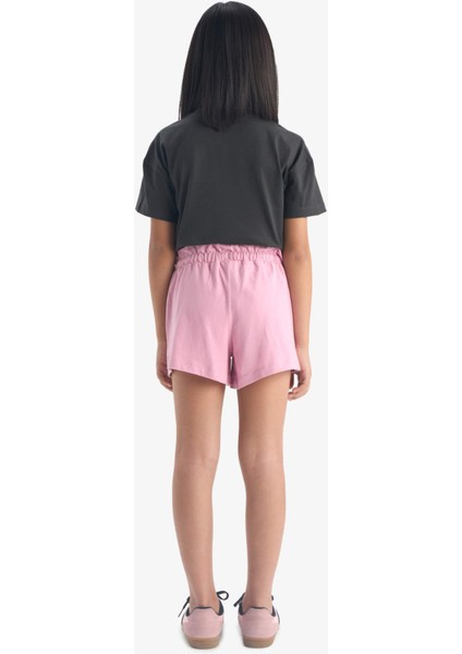 Kız Çocuk Beli Lastikli Baskılı Şort A2455A825HS