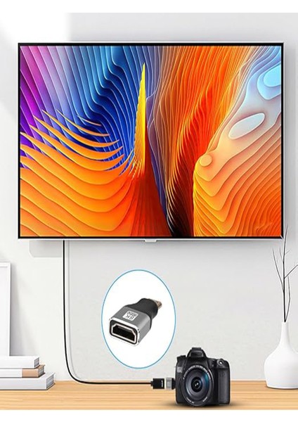 8k UHD Mini HDMI To HDMI Çevirici Dönüştürücü Converter indirimleri