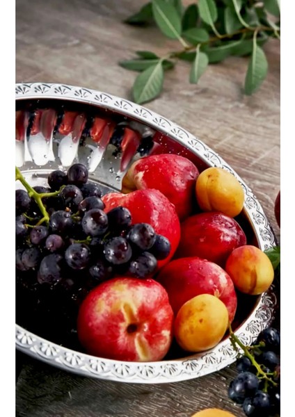 Lüx Çelik Salata Meyve Tabağı Salata Kasesi Mısır Kasesi fiyatları