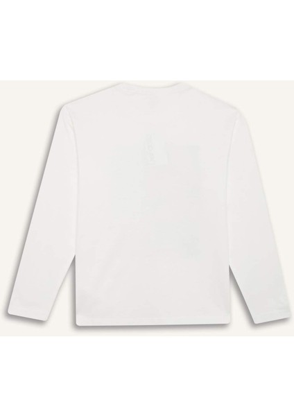 Kız Çocuk Pijama Takımı Uzun Kollu Üst Beli Lastikli Uzun Alt E0531A825SP