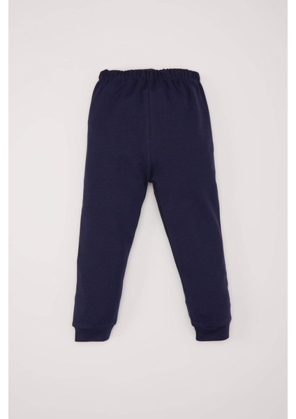 Kız Bebek Pijama Takımı Uzay Baskılı Uzun Kollu Üst Beli Lastikli Uzun Alt D9073A525SP