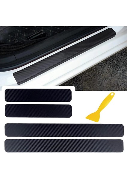 Fiat Tempra Için Özel Uyumlu Oto Kapı Eşikleri Sticker Karbon 4 Adet fiyatları