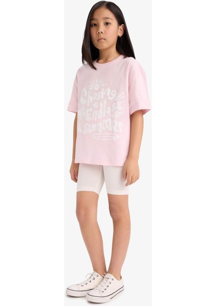 Kız Çocuk Kısa Boy Tayt B5591A825SM