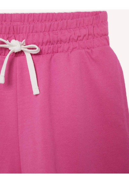 Regular Fit Beli Lastikli Bağcıklı Kalın Mini Şort A6224AX25SM