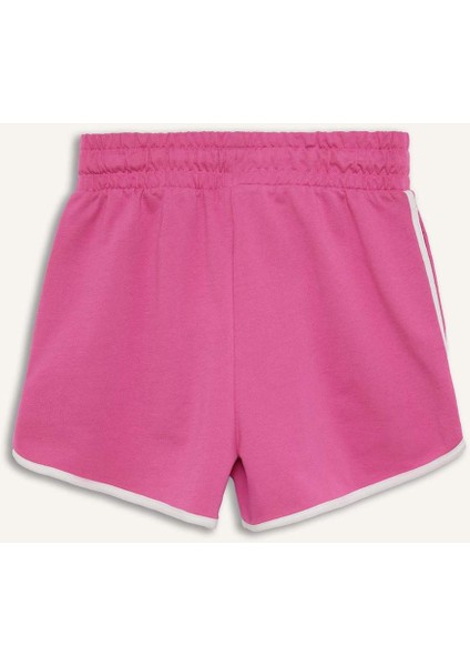 Regular Fit Beli Lastikli Bağcıklı Kalın Mini Şort A6224AX25SM