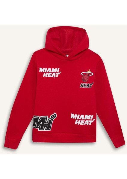 Erkek Çocuk NBA Miami Heat Kapüşonlu Sweatshirt D8002A824WN
