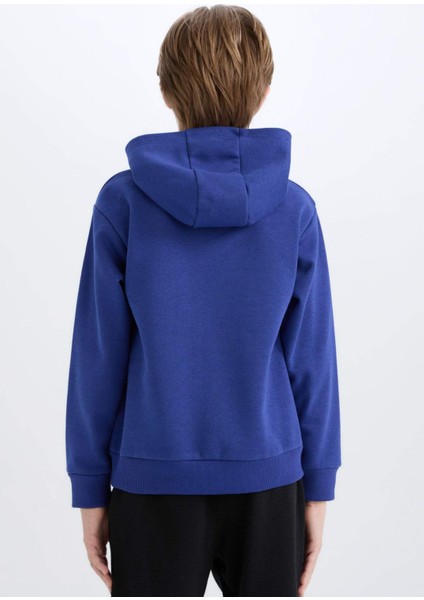 Erkek Çocuk NBA New York Knicks Kapüşonlu Sweatshirt Y4133A624WN