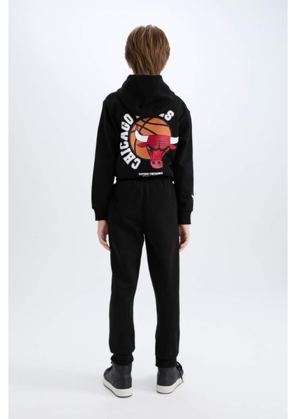Erkek Çocuk NBA Chicago Bulls Beli Paçası Lastikli Jogger Eşofman Altı D8016A824WN
