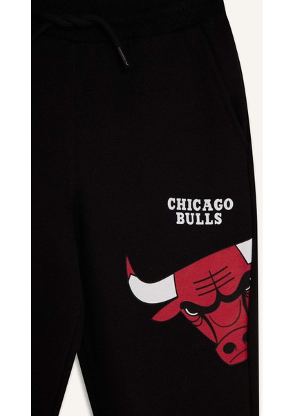 Erkek Çocuk NBA Chicago Bulls Beli Paçası Lastikli Jogger Eşofman Altı D8016A824WN
