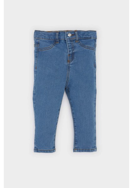Erkek Bebek Düz Paça Basic Düz Jean Pantolon B6744A525SP