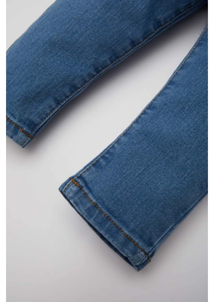 Erkek Bebek Düz Paça Basic Düz Jean Pantolon B6744A525SP